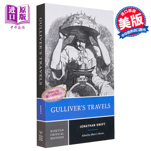 现货 格列佛游记 诺顿文学解读系列 英文原版 Norton Critical Editions Gulliver's Travels Jonathan Swift【中商原版】