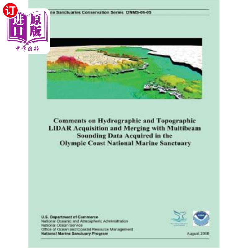 海外直订Comments on Hydrographic and Topographic LIDAR Acquisition and Merging with Mult 水文地形激光雷达采集及与奥