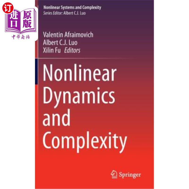 海外直订Nonlinear Dynamics and Complexity 非线性动力学与复杂性