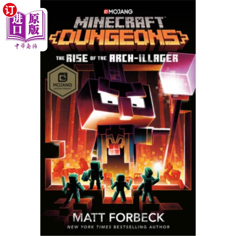 海外直订Minecraft Dungeons: The Rise of the Arch-Illager: An Official Minecraft Novel Minecraft Dun