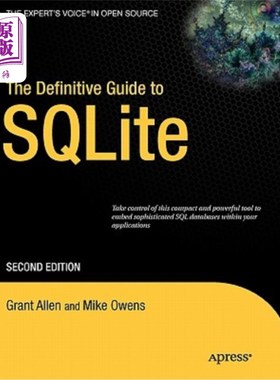 海外直订The Definitive Guide to SQLite SQLite的权威指南