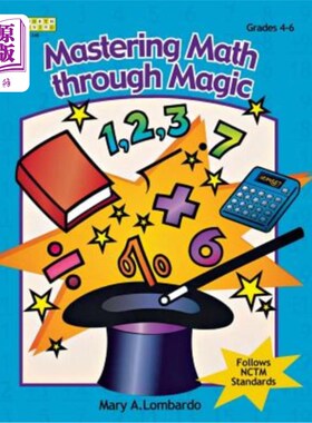海外直订Mastering Math Through Magic, Grades 4-6 通过魔法掌握数学，4-6年级