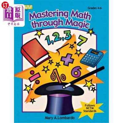 海外直订Mastering Math Through Magic, Grades 4-6 通过魔法掌握数学，4-6年级