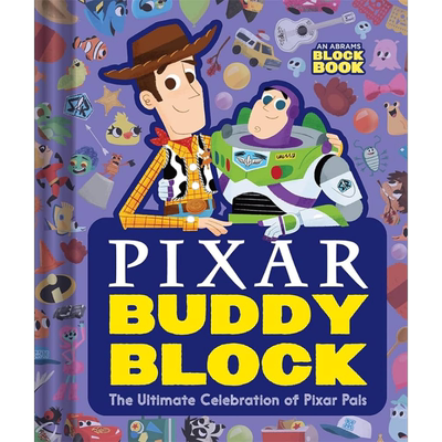 An Abrams Block Book Pixar Buddy Block 皮克斯字母立体书 英文原版 儿童绘本 英语启蒙纸板书 伍迪巴斯光年【中商原版】