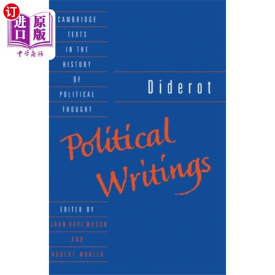 海外直订Diderot: Political Writings 狄德罗:政治著作