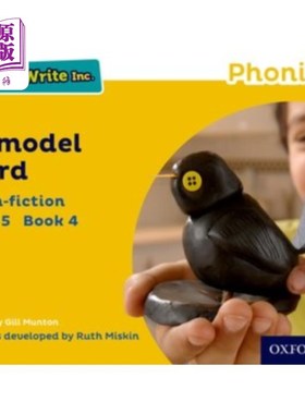 海外直订Read Write Inc. Phonics: Yellow Set 5 Non-fiction 4 A Model Bird 读写公司语音：黄色集5非小说4模型鸟