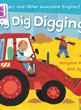 海外直订Awesome Engines: Dig Dig Digging Padded Board Bo... 令人敬畏的引擎:挖掘挖掘垫板书