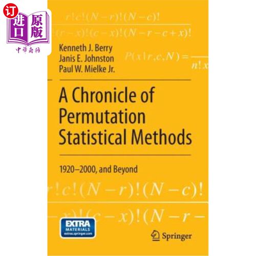 海外直订A Chronicle of Permutation Statistical Methods: 1920-2000, and Beyond 排列统计方法编年史：1920-2000年及以后