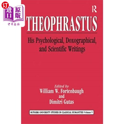 海外直订Theophrastus 泰奥弗拉斯托斯