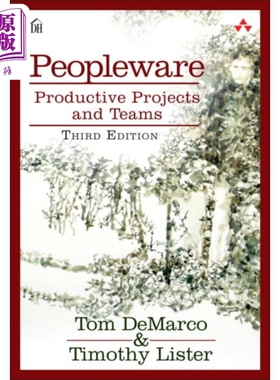 现货 人件 Peopleware Productive Projects and Teams  Revised 英文原版 Tom DeMarco 软件工程 计算机指南【中商原版】