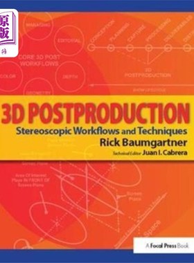 海外直订3D Postproduction 3 d电影后期制作