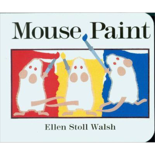 现货 Mouse Paint 小老鼠来画画 英文原版 儿童故事绘本 Ellen Stoll Walsh 3-6岁【中商原版】