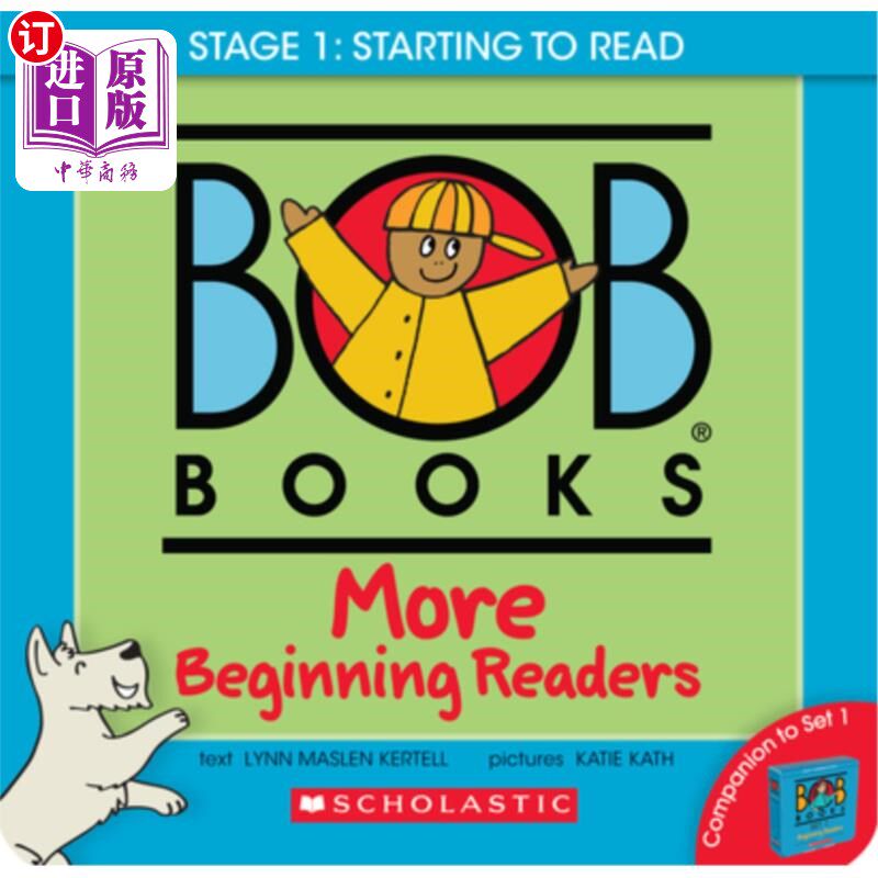 海外直订Bob Books - More Beginning Readers Box Set Phonics, Ages 4 and Up, Kindergarten  Bob Books-