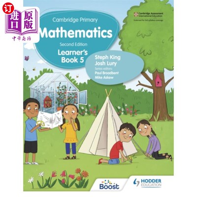 海外直订Cambridge Primary Mathematics Learner's Book 5 S... 剑桥小学数学教材5第二版