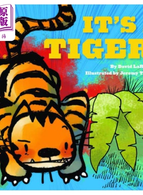 现货 It's a Tiger! 这是老虎 英文原版 进口原版 4岁到7岁 精装 趣味儿童图画书 Jeremy Tankard【中商原版】