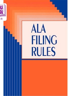 海外直订ALA Filing Rules ALA备案规则
