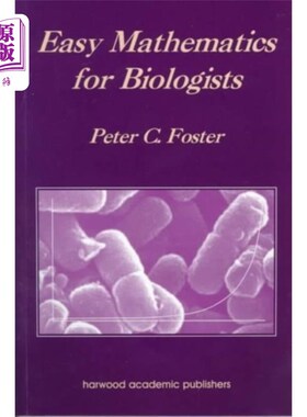 海外直订Easy Mathematics for Biologists 生物学家简易数学