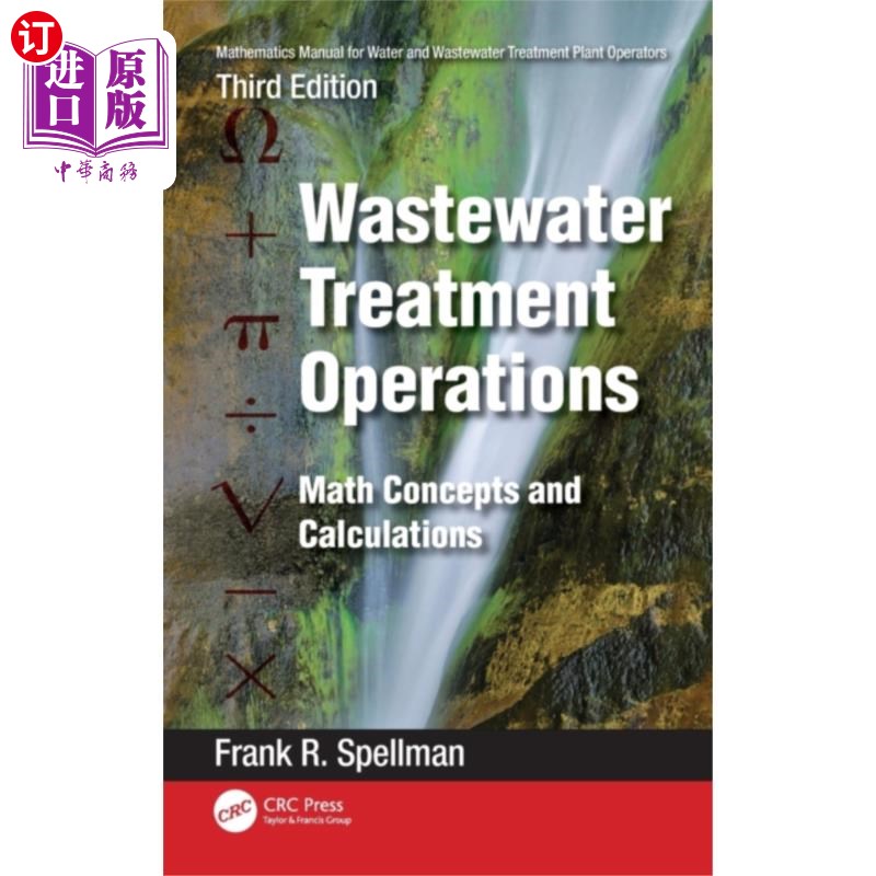 海外直订Mathematics Manual for Water and Wastewater Trea...数学手册水和废水处理厂操作员:废水处理操作