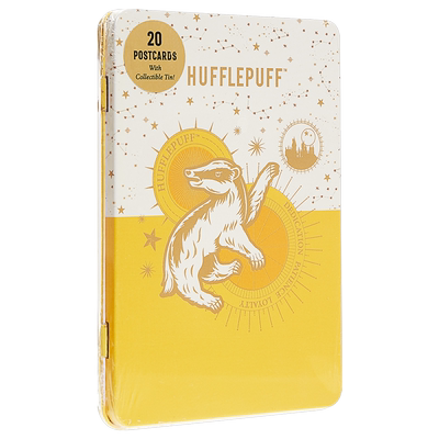 哈利波特 学院版明信片 赫奇帕奇学院 英文原版 Harry Potter Hufflepuff Constellation Postcard Tin Set Insight Editions