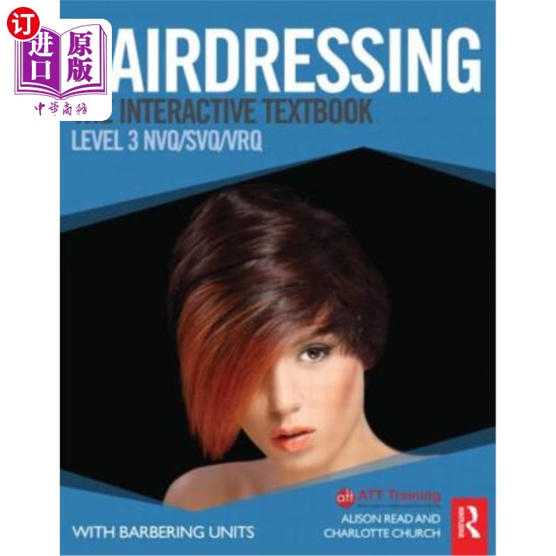 海外直订医药图书Hairdressing: Level 3: The Interactive Textbook 美发:第三级:互动教材