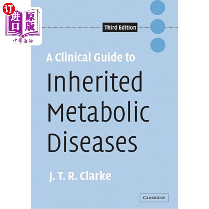 海外直订医药图书A Clinical Guide to Inherited Metabolic Diseases 遗传性代谢病临床指南