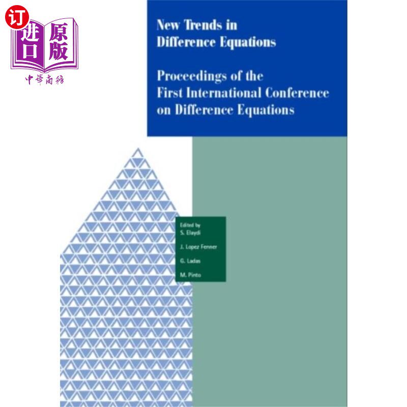 海外直订New Trends in Difference Equations 差分方程的新趋势