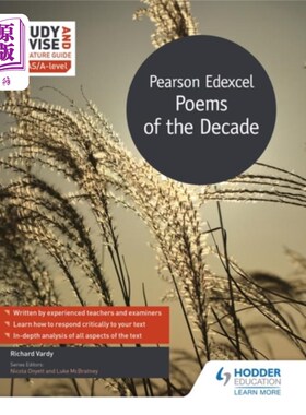 海外直订Study and Revise Literature Guide for AS/A-level: Pearson Edexcel Poems of the D 研究和修订AS/A-level