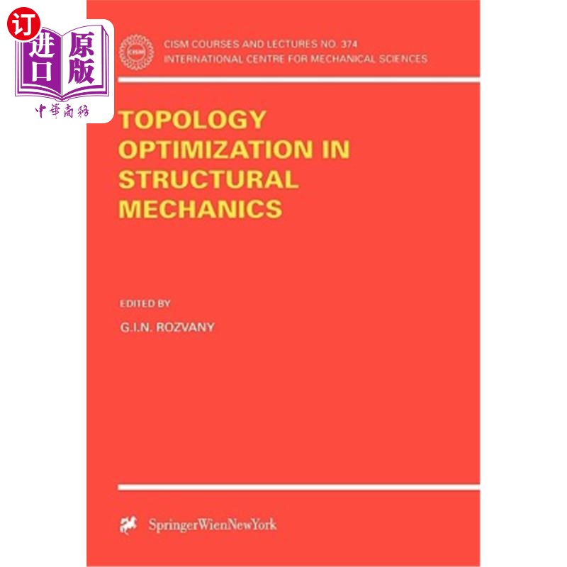 海外直订Topology Optimization in Structural Mechanics结构力学中的拓扑优化