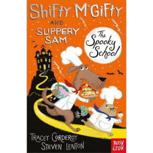 Shifty McGifty and Slippery Sam: The Spooky School 强强和盗盗5 英文原版 进口图书 亲子儿童故事绘本 5岁以上【中商原版