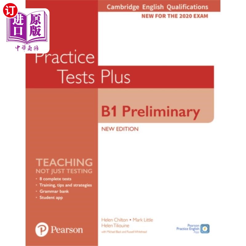海外直订Cambridge English Qualifications: B1 Preliminary... 剑桥英语资格证书:B1初级实践测试+