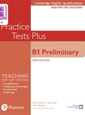 海外直订Cambridge English Qualifications: B1 Preliminary... 剑桥英语资格证书:B1初级实践测试+