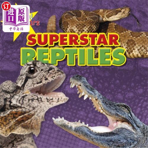 海外直订Reptile Superstars 爬行动物巨星