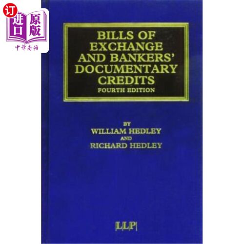 海外直订Bills of Exchange and Bankers' Documentary Credits 汇票和银行跟单信用证