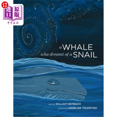 海外直订A Whale Who Dreamt of a Snail: A bedtime picture book about our dreams, and how  梦见蜗牛的鲸鱼：一本睡前图