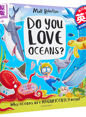现货 Matt Robertson Do You Love Oceans? 你喜欢海洋吗？ 英文原版 进口图书 儿童科普绘本 知识百科图书【中商原版】