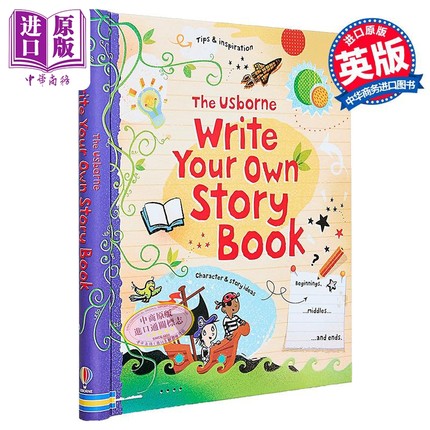 Write Your Own Story Book 自己写:故事书 英文原版 进口童书 儿童工具书 故事写作参考书 精品儿童读物 写作【中商原版】