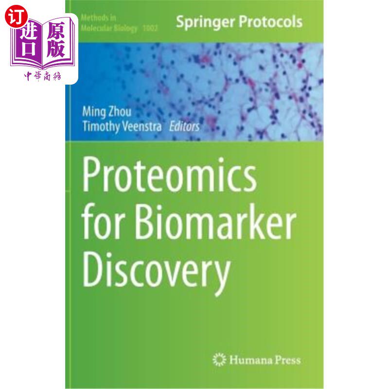 海外直订Proteomics for Biomarker Discovery 生物标志物发现的蛋白质组学