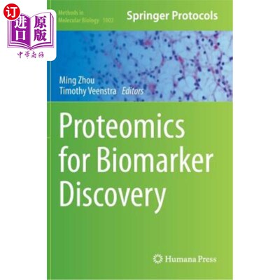 海外直订Proteomics for Biomarker Discovery 生物标志物发现的蛋白质组学