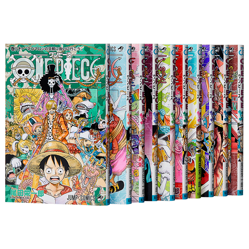 现货 【中商原版】ONE PIECE 海贼王 81-90卷漫画套装 日文原版 ONE PIECE 81-90 尾田荣一郎