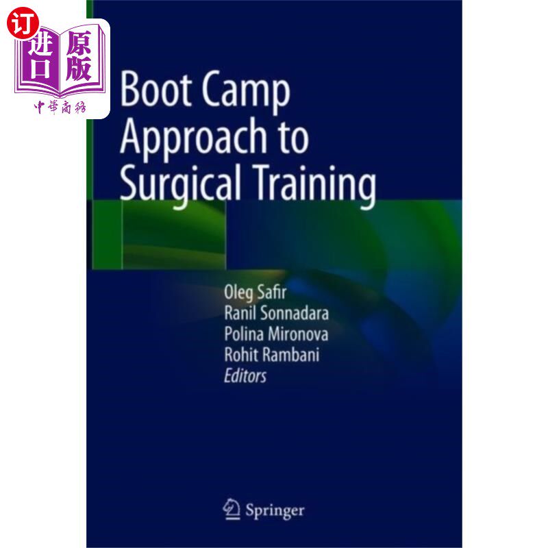 海外直订医药图书Boot Camp Approach to Surgical Training 外科训练的新兵训练营方法