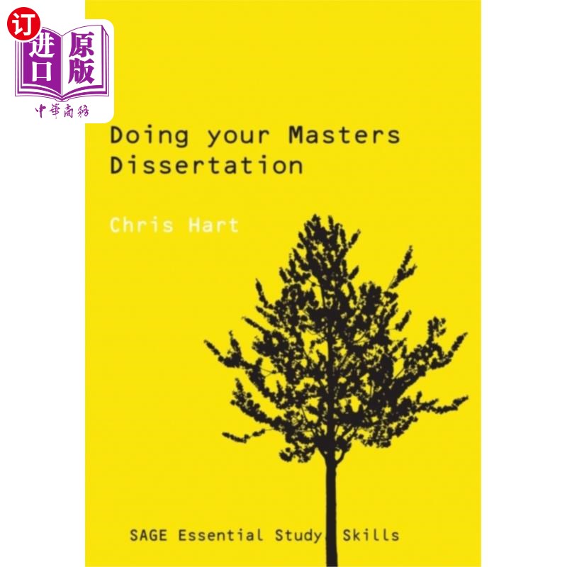 海外直订Doing Your Masters Dissertation 写硕士论文
