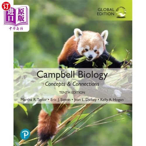 海外直订Campbell Biology: Concepts & Connections, Global... 坎贝尔生物学:概念与联系，全球版
