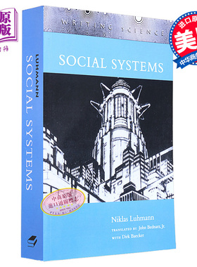 社会系统 Social systems 英文原版 Niklas Luhmann【中商原版】