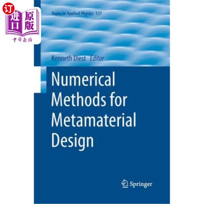 海外直订Numerical Methods for Metamaterial Design 超材料设计的数值方法
