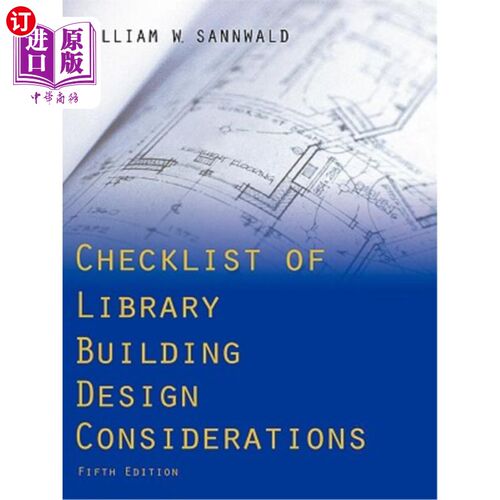 海外直订Checklist of Library Building Design Considerations 图书馆建筑设计注意事项一览表