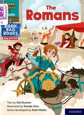 海外直订Read Write Inc. Phonics: Grey Set 7 NF Book Bag ... Read Write公司自然拼读:灰色套装7 NF书包第二册罗马人