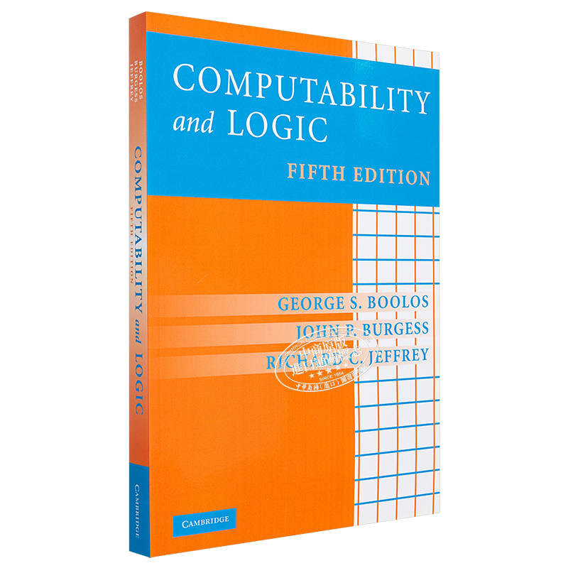 【中商原版】可计算性与数理逻辑 修订第5版英文原版 Computability and Logic 计算机科学  George S. Boolos,John P. Burge