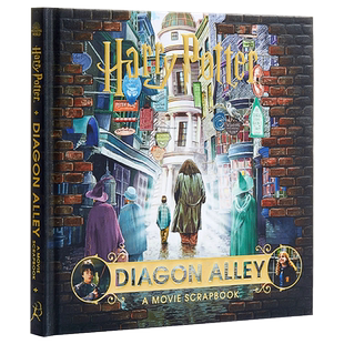 【中商原版】哈利波特:对角巷 电影剪贴簿 英文原版英版HarryPotter Diagon Alley:A Movie Scrapbook精装 JK罗琳电影周边书