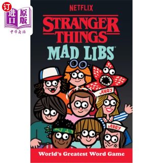 海外直订Stranger Things Mad Libs: World's Greatest Word Game 《怪奇物语》:文字游戏