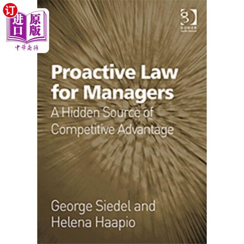 海外直订Proactive Law for Managers 针对管理者的前瞻性法律